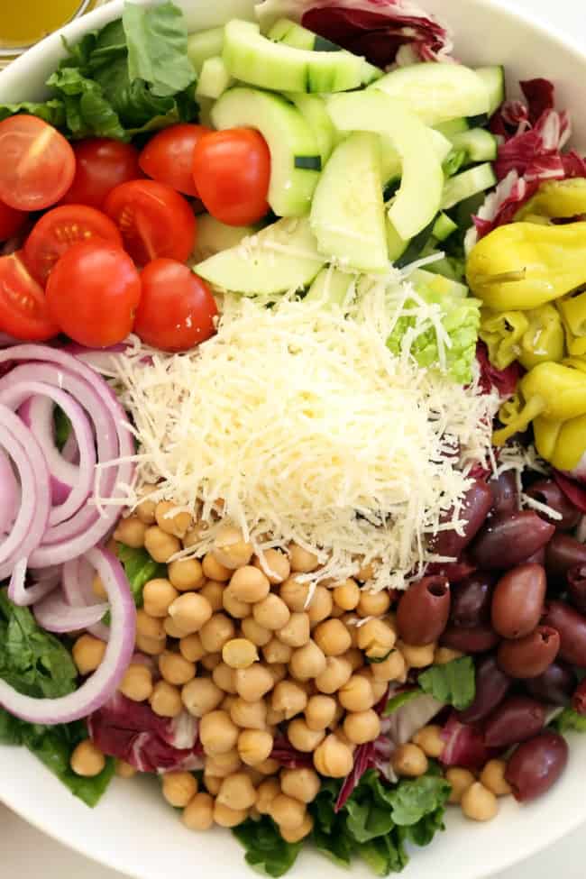 Italian Chopped Salad The Harvest Kitchen