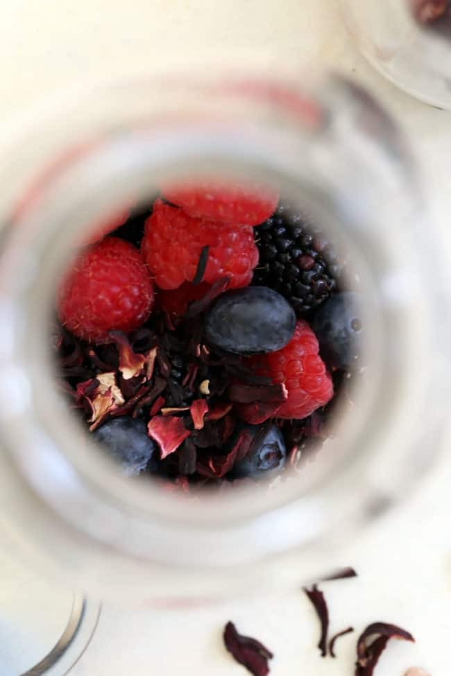 Mixed Berry & Hibiscus Sun Tea The Harvest Kitchen