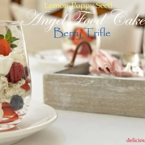 Angel Food Cake Trifle with Country Cream