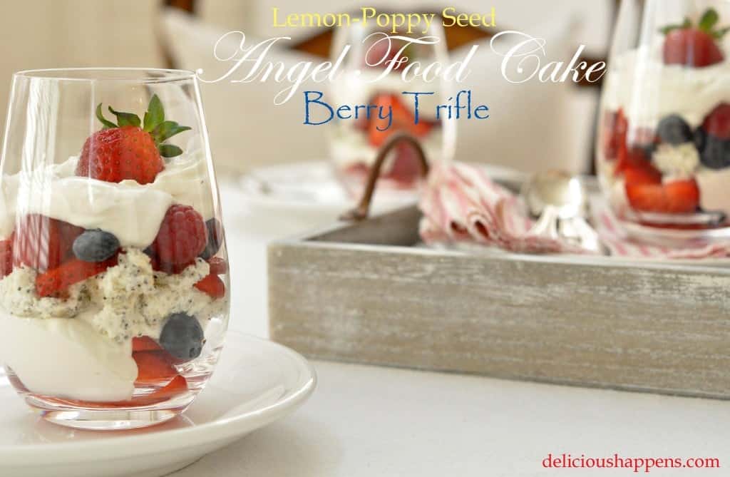 Angel Food Cake Trifle with Country Cream