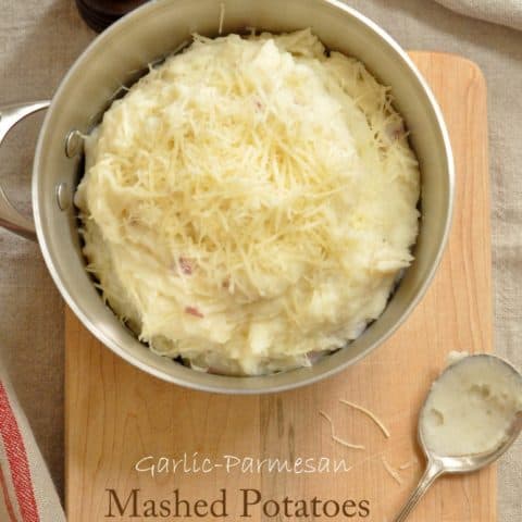 Garlic Parmesan Mashed Potatoes