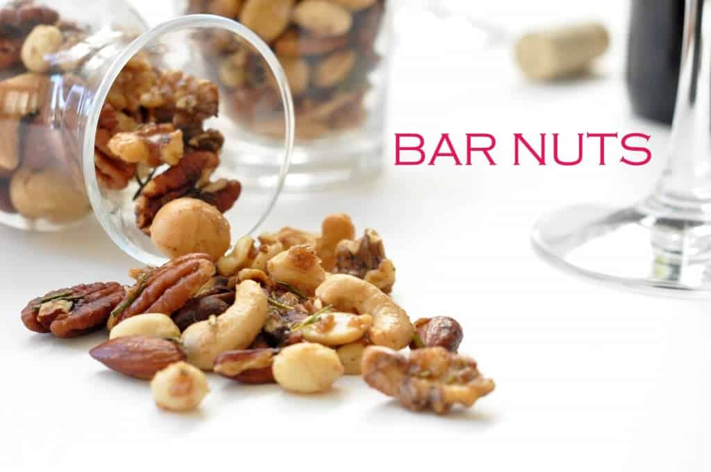 These Bar Nuts are sweet and savory and completely addicting