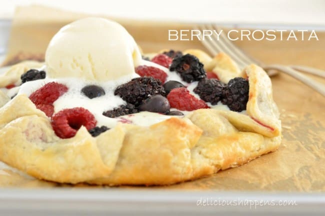 This Berry Crostata is made with fresh berries tucked in the best crust you'll ever taste
