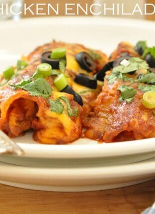 Easy Chicken Enchiladas