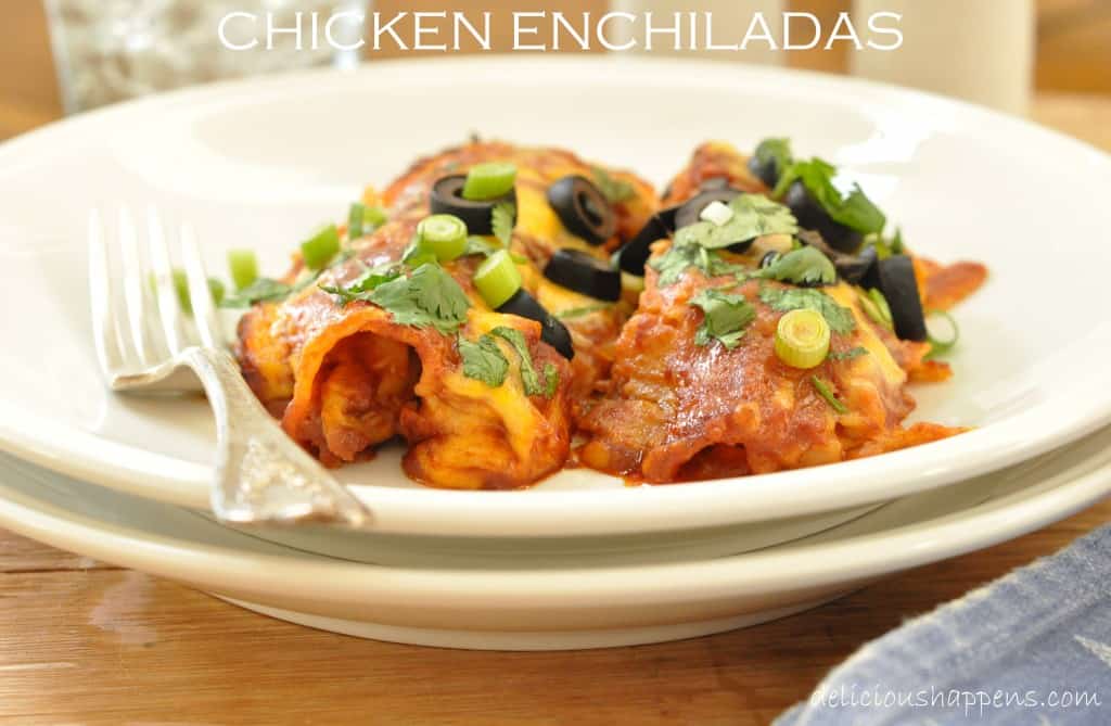 Easy Chicken Enchiladas