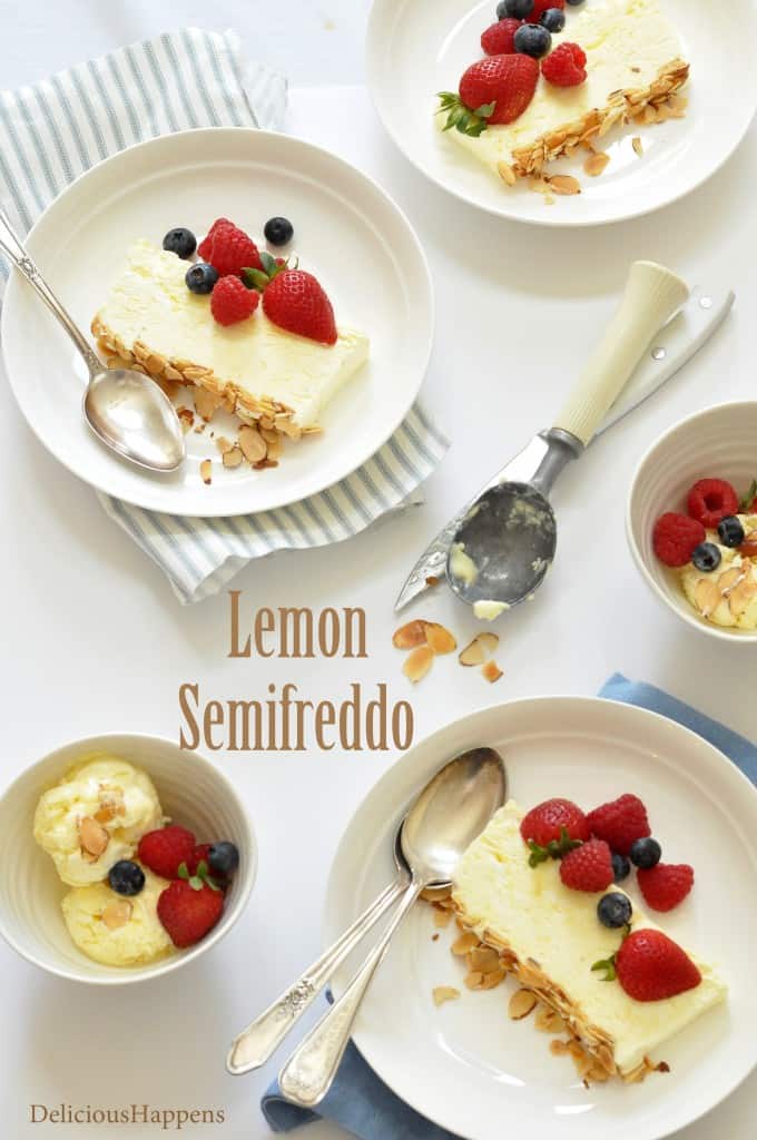 Lemon Semifreddo