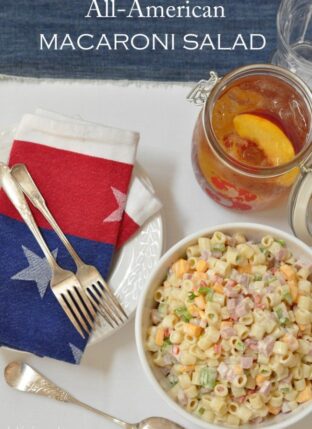 Macaroni Salad with Ham and Cheese
