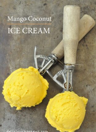 Mango Coconut Ice Cream