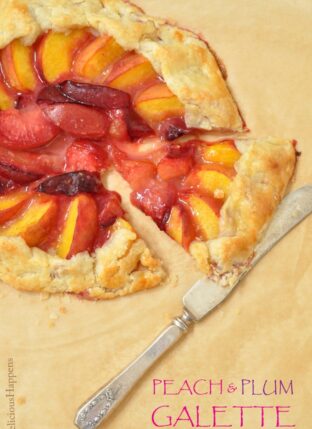 Peach and Plum Galette
