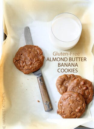 Almond Butter Banana Cookies