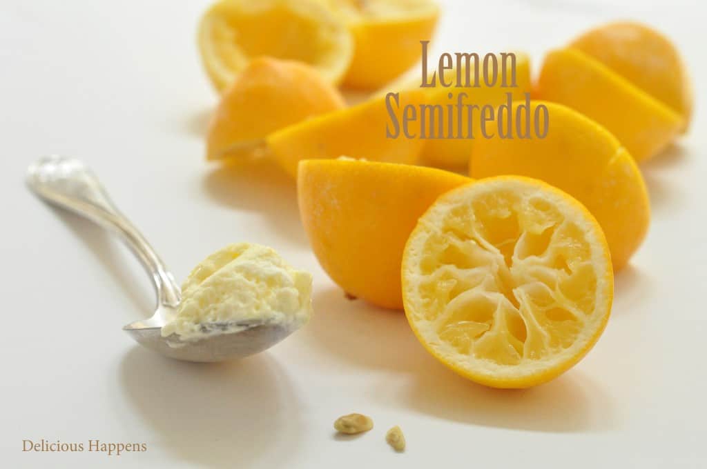 lemon semifreddo