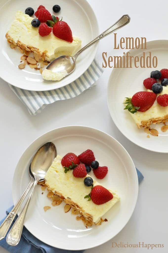 Lemon Semifreddo