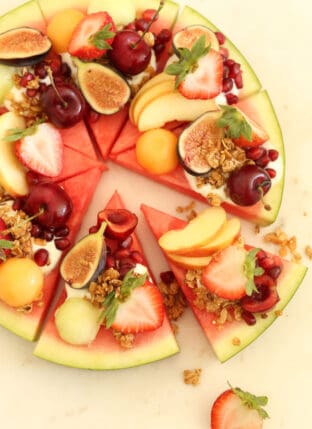Summery Watermelon Fruit Pizza