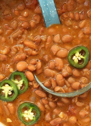 Vegetarian Borracho Beans