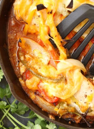Easy Chicken Fajita Bake