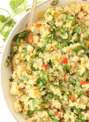 Mexican Quinoa PIlaf