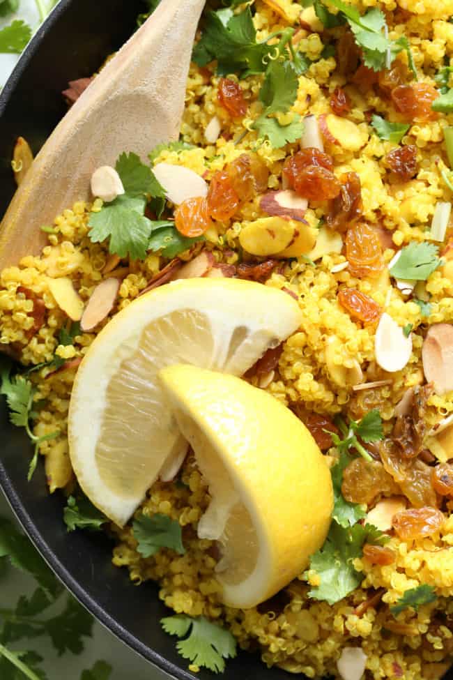 Lemony Quinoa with Turmeric