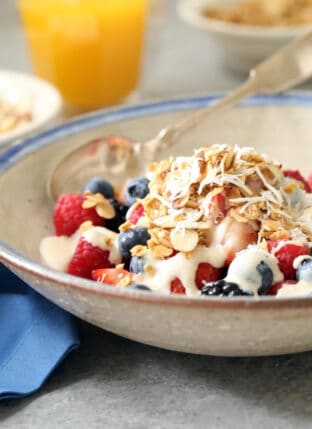 Banana Orange Yogurt Sauce