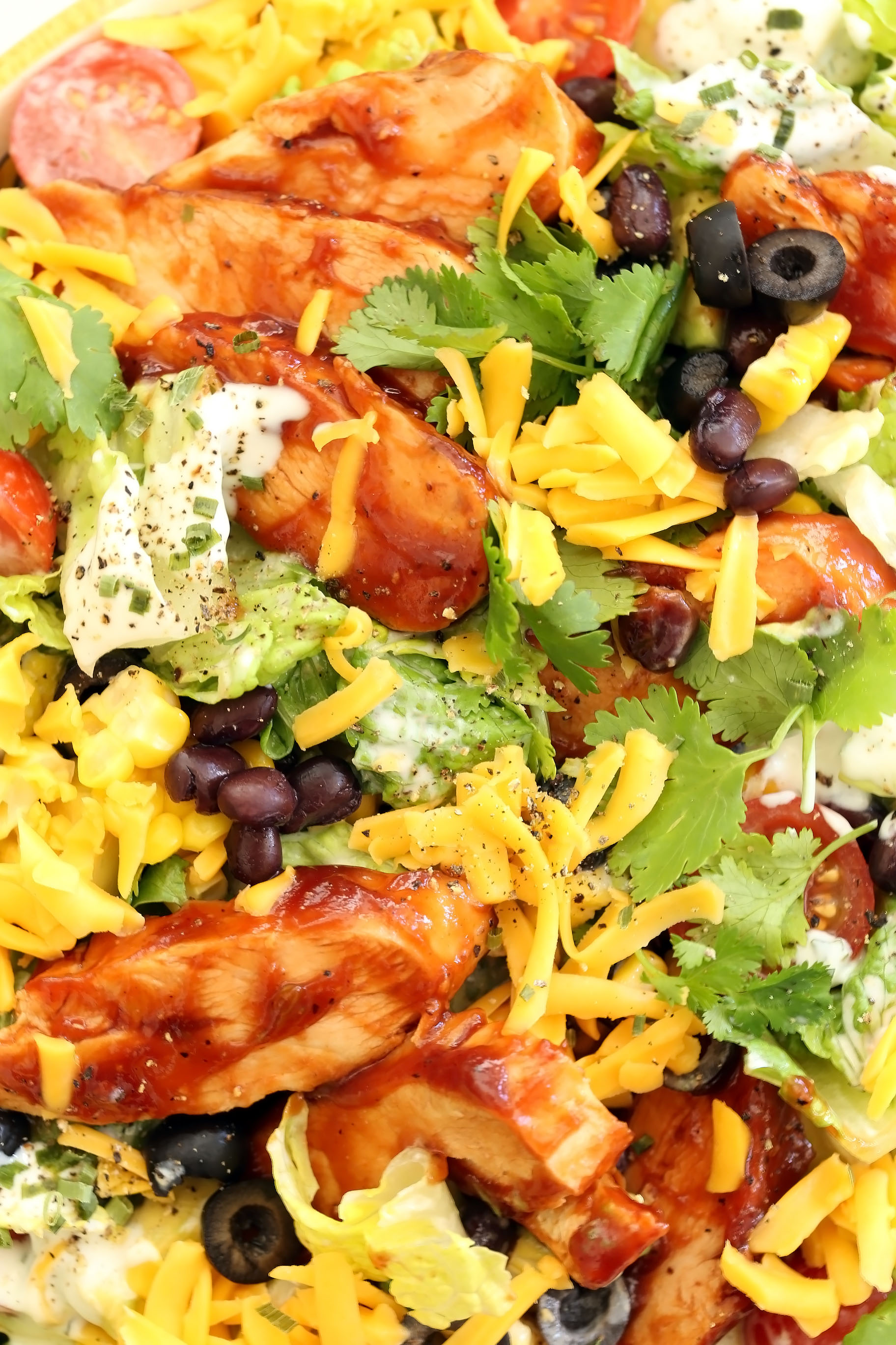 BBQ Chicken Salad The Harvest Kitchen