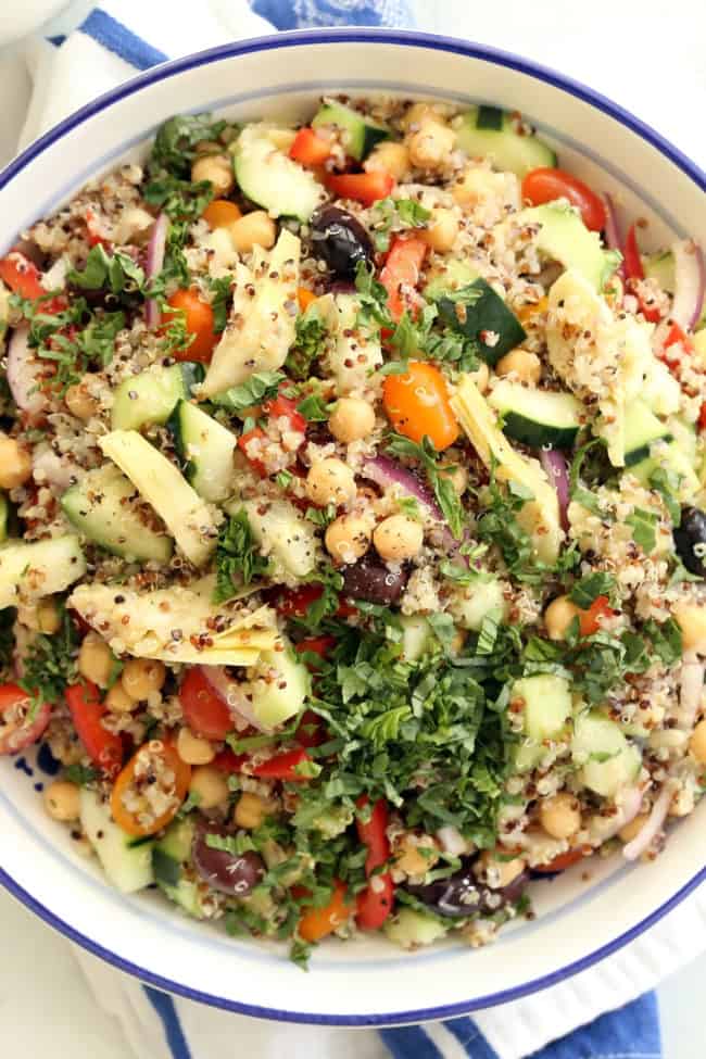 bowl of tossed salad