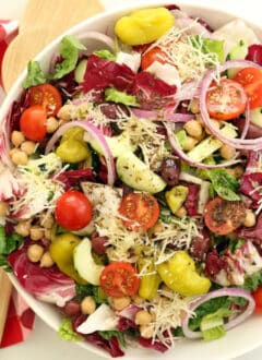 bowl of Italian salad