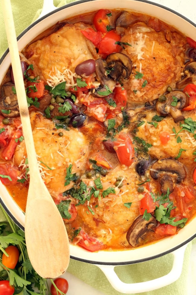 pot of chicken - Dutch oven chicken recipes