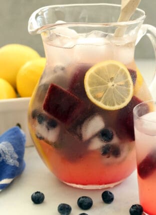 Healthy Blueberry Lemonade