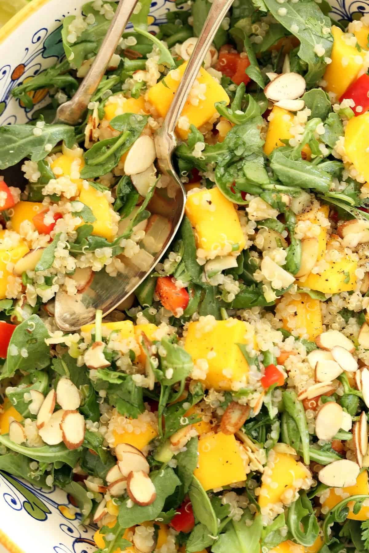 Mango Arugula Quinoa Salad The Harvest Kitchen