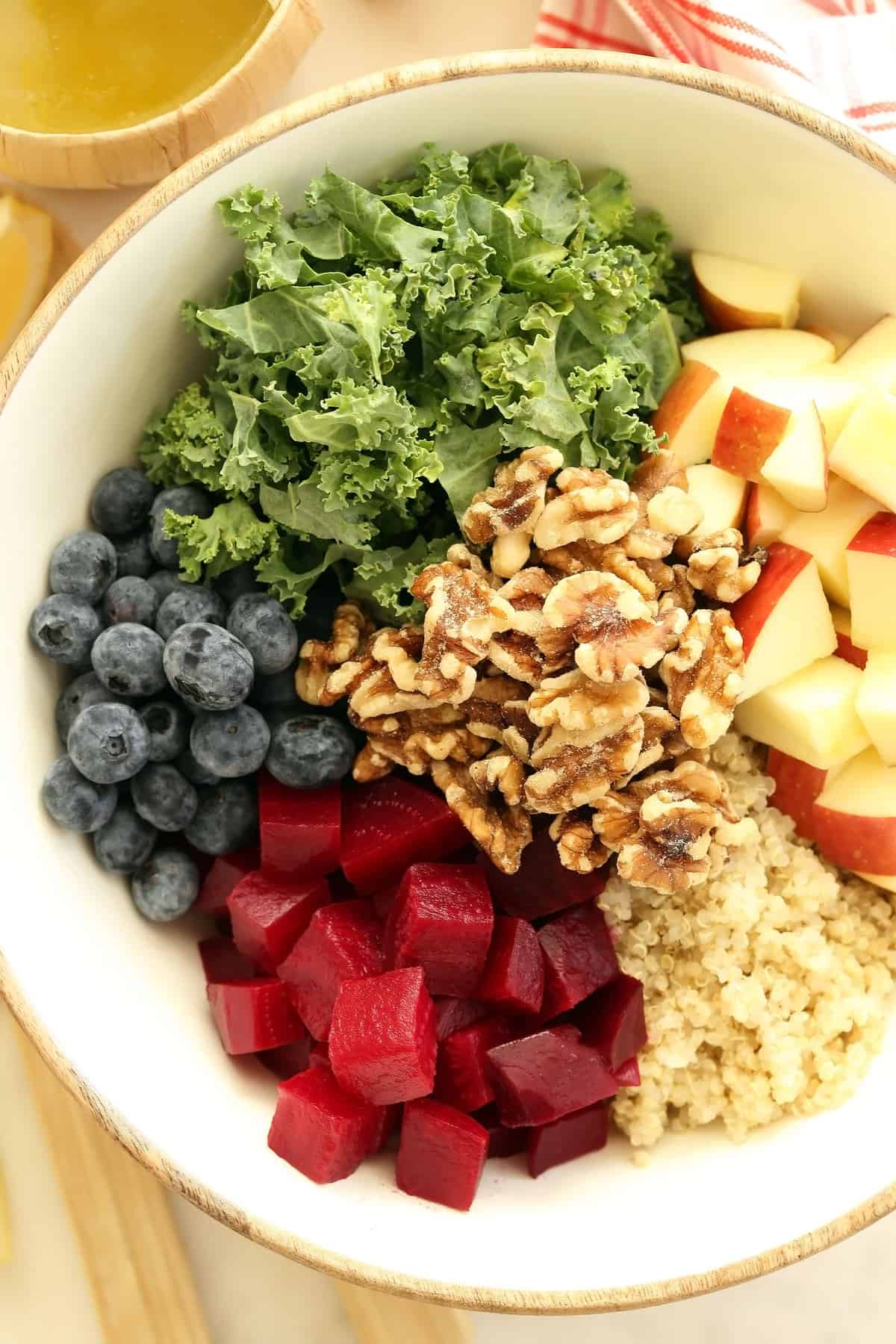 Beet Kale Quinoa Salad