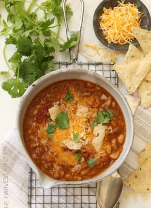 Turkey Chili with White Beans