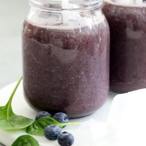 Blueberry Spinach Smoothie The Harvest Kitchen