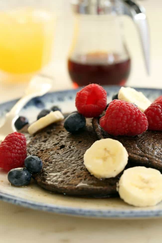 This heart-healthy Buckwheat Pancakes Recipe is gluten-free and dairy-free and super simple to make