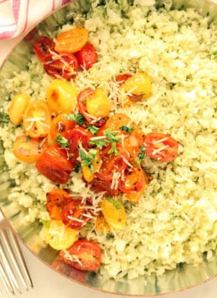 Pesto Cauliflower Rice