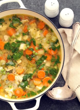 Spring Chicken Vegetable Soup