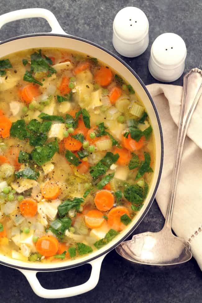 Spring Chicken Vegetable Soup - The Harvest Kitchen