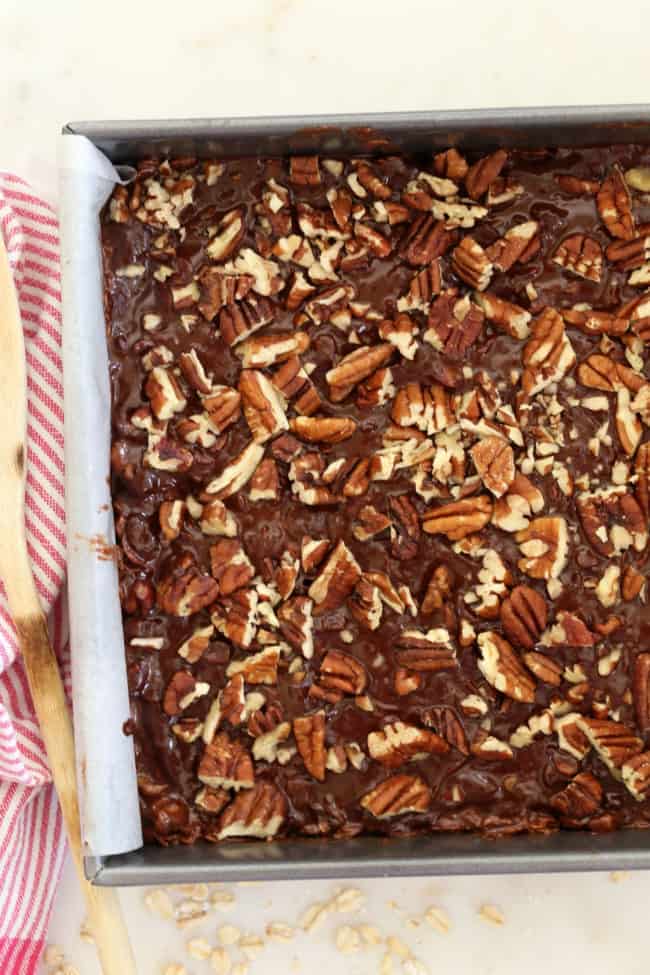 chocolate oat squares