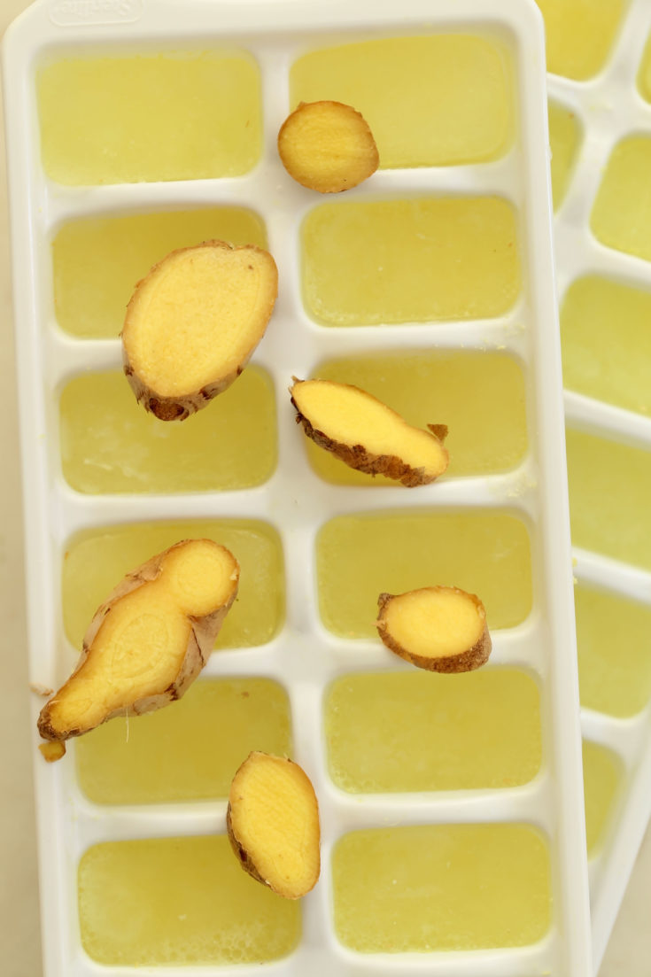 Antiinflammatory Ginger Ice Cubes The Harvest Kitchen