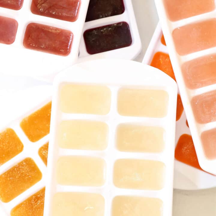 Transform plain water into refreshing flavored water with these Immune Boosting Flavored Ice Cubes made with fresh juice and unsweetened bottled juice
