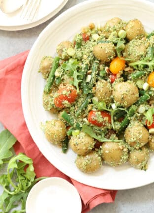 Arugula Pesto Potato Salad