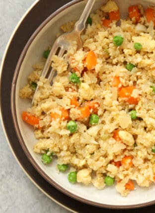 Quick Cauliflower Fried Rice