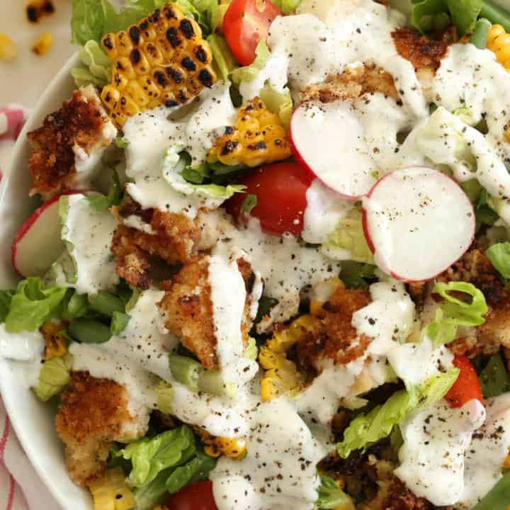 fried-chicken-chopped-salad