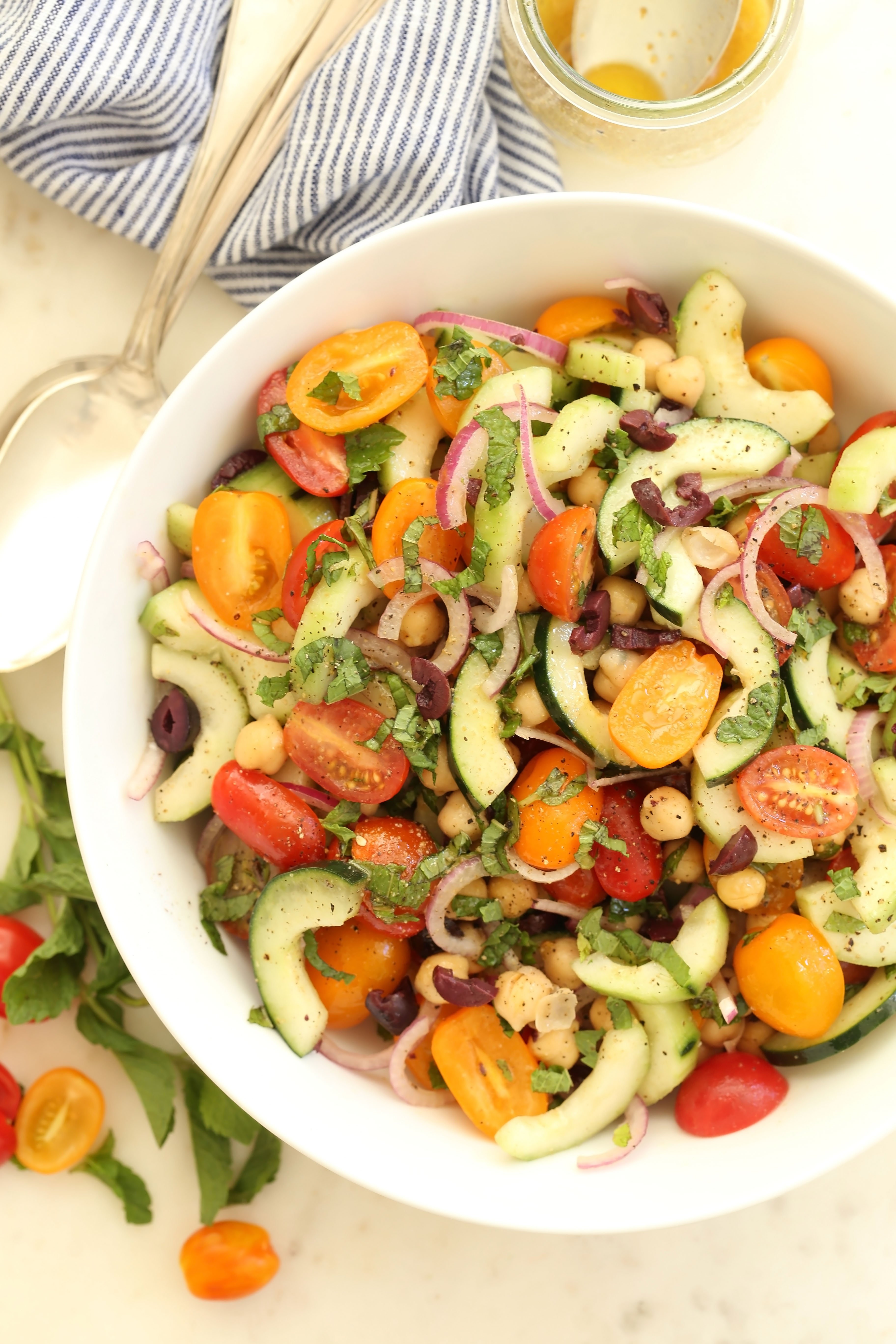 Mediterranean Chickpea and Cucumber Salad - The Harvest Kitchen