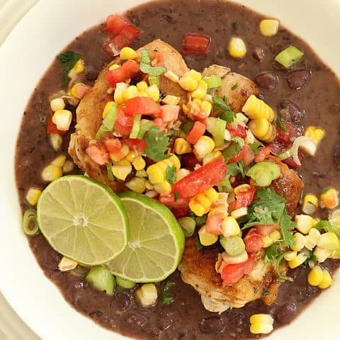 Garlic Chicken with Black Bean Sauce