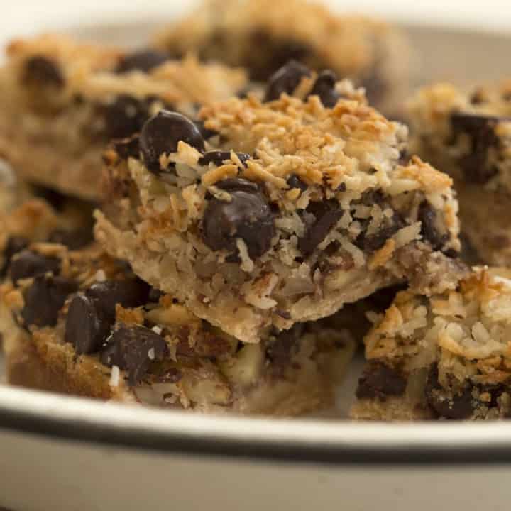 Gluten Free Magic Cookie Bars - The Harvest Kitchen