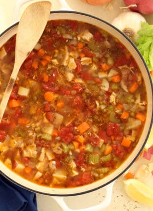 Italian Chicken Vegetable Soup