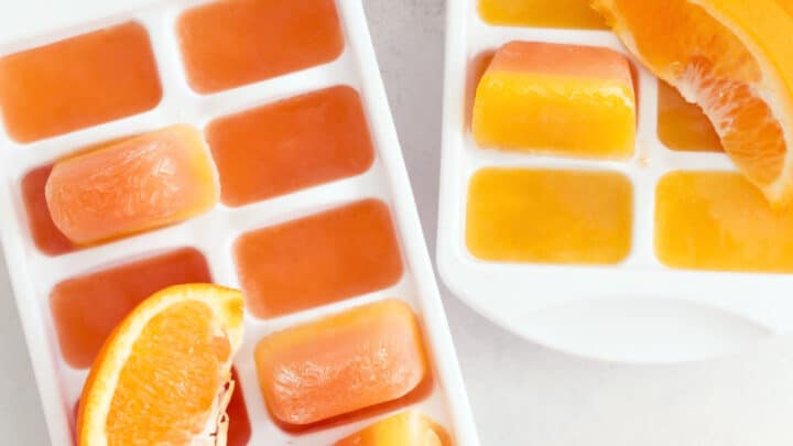 Cold Fighting Citrus Ice Cubes - The Harvest Kitchen