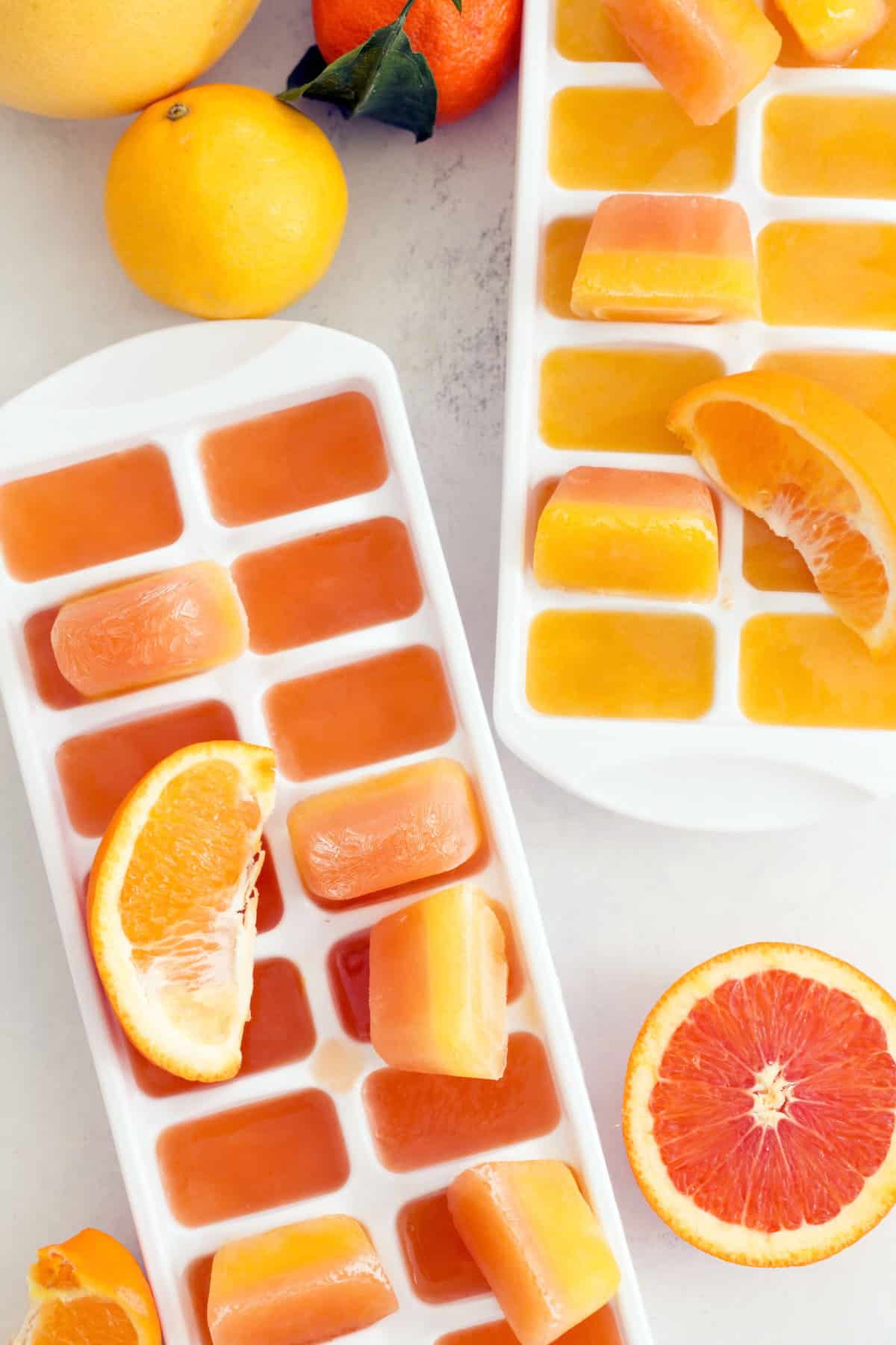 Cold Fighting Citrus Ice Cubes - The Harvest Kitchen