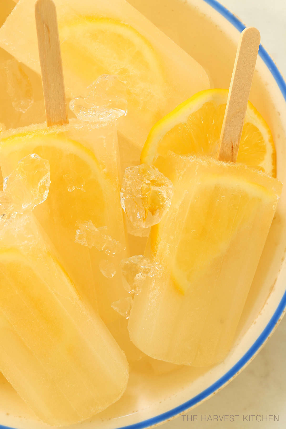 Lemon Ginger Popsicles The Harvest Kitchen