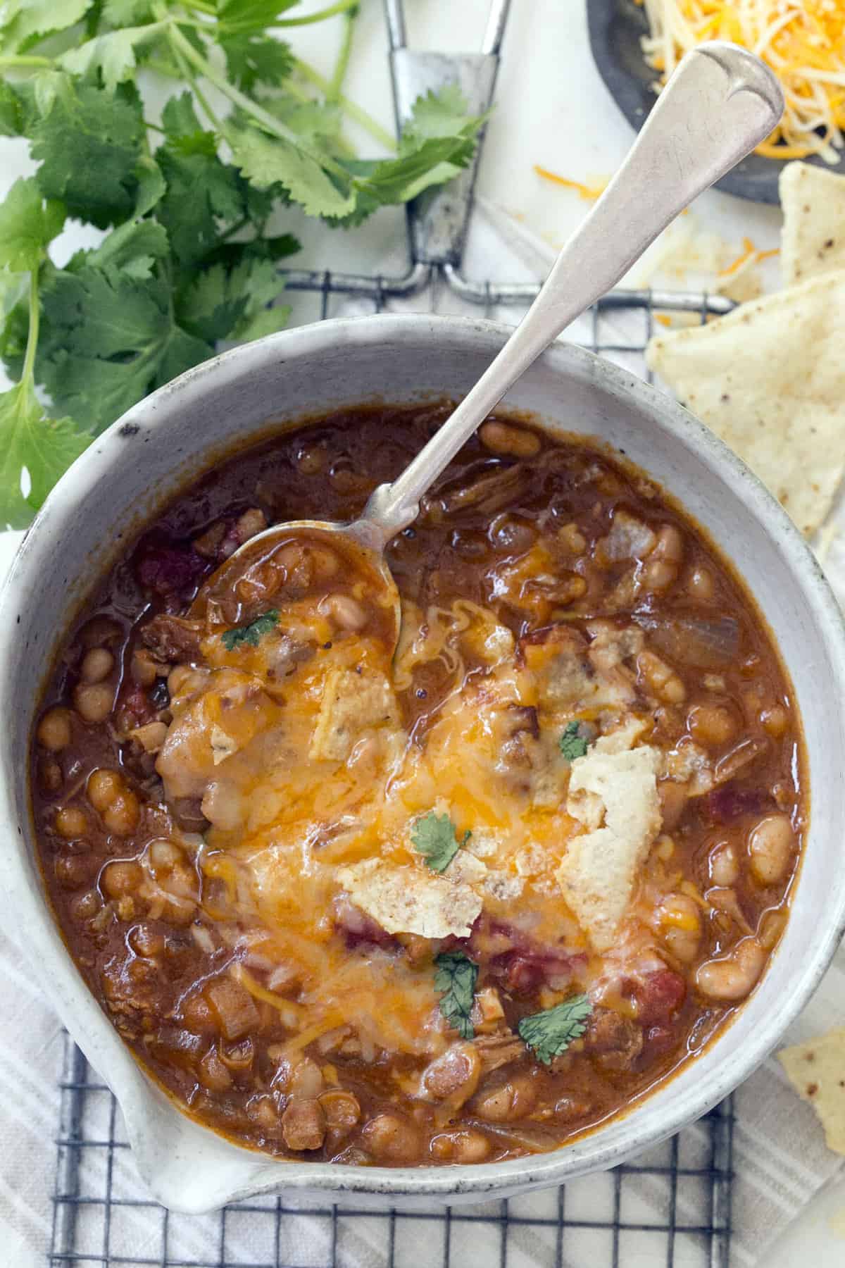 Turkey Chili with White Beans