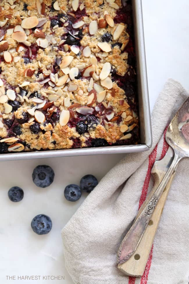 These Healthy Berry Oatmeal Crumb Bars are loaded with berries and the crumb topping is delicately crispy and completely addicting